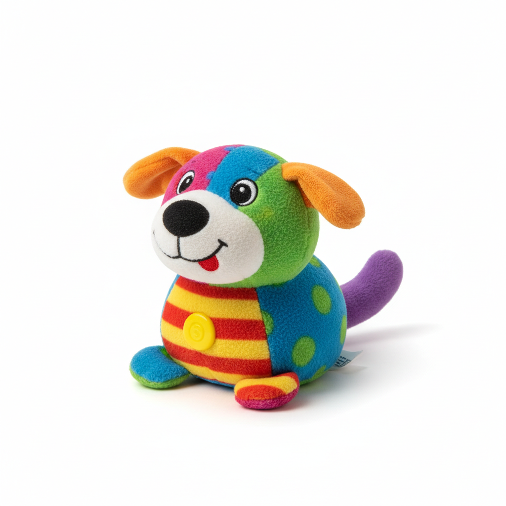 Squeaky Plush Dog Toy